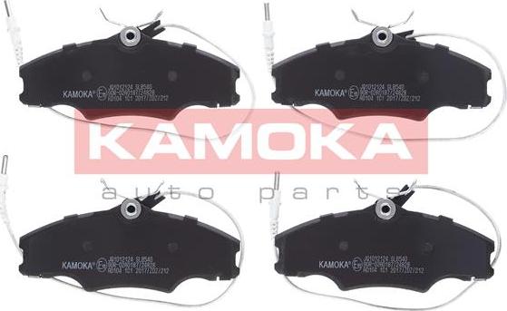 Kamoka JQ1012124 - Тормозные колодки, дисковые, комплект autosila-amz.com