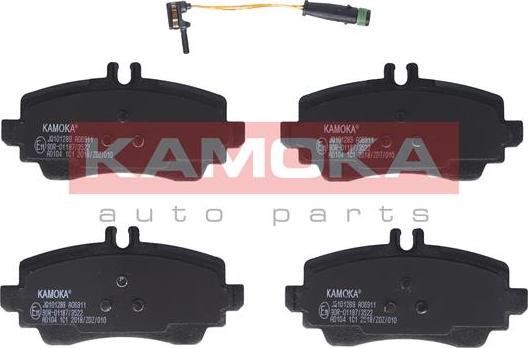 Kamoka JQ101289 - Тормозные колодки, дисковые, комплект autosila-amz.com