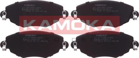 Kamoka JQ1012850 - Тормозные колодки, дисковые, комплект autosila-amz.com