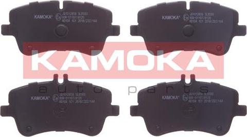 Kamoka JQ1012858 - Тормозные колодки, дисковые, комплект autosila-amz.com