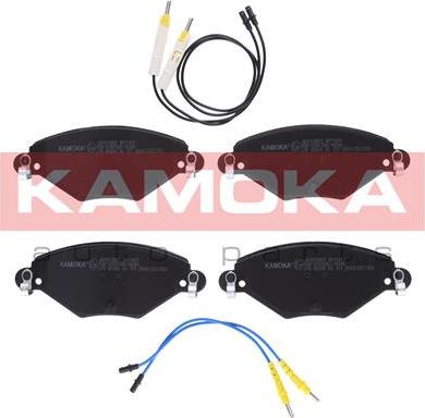 Kamoka JQ1012822 - Тормозные колодки, дисковые, комплект autosila-amz.com