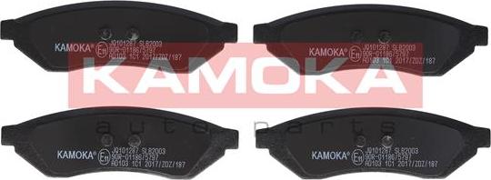 Kamoka JQ101287 - Тормозные колодки, дисковые, комплект autosila-amz.com
