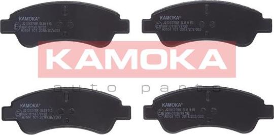 Kamoka JQ1012798 - Тормозные колодки, дисковые, комплект autosila-amz.com