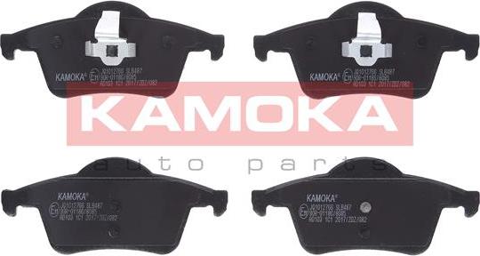 Kamoka JQ1012766 - Тормозные колодки, дисковые, комплект autosila-amz.com