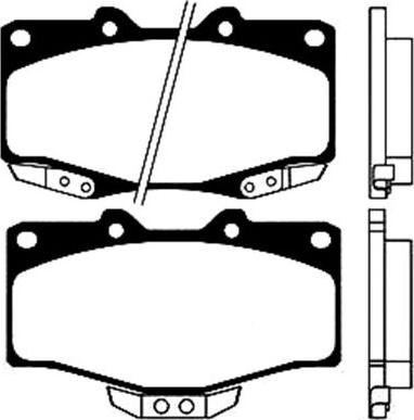 Kavo Parts BP-9045 - Тормозные колодки, дисковые, комплект autosila-amz.com