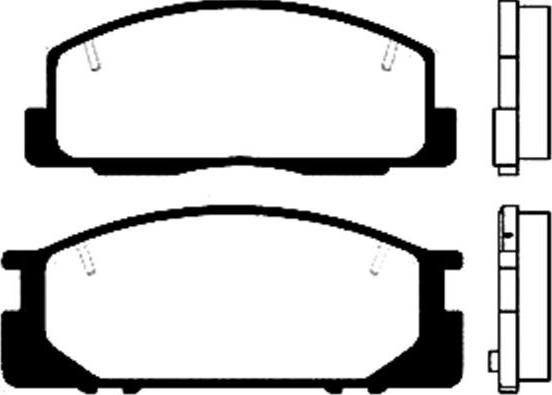 FTE 9001301 - Тормозные колодки, дисковые, комплект autosila-amz.com
