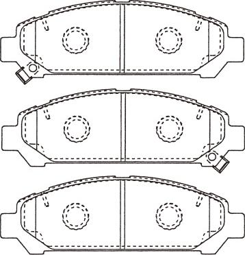 Kavo Parts BP-9152 - Тормозные колодки, дисковые, комплект autosila-amz.com