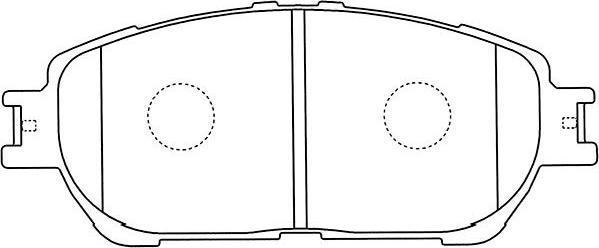 Kavo Parts BP-9108 - Тормозные колодки, дисковые, комплект autosila-amz.com