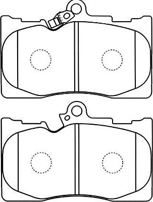 Kavo Parts BP-9102 - Тормозные колодки, дисковые, комплект autosila-amz.com