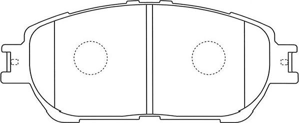 Kavo Parts BP-9130 - Тормозные колодки, дисковые, комплект autosila-amz.com