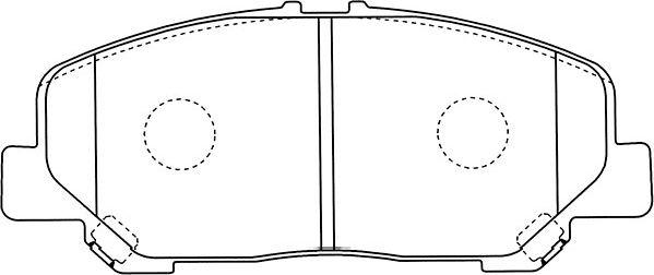 Kavo Parts BP-9125 - Тормозные колодки, дисковые, комплект autosila-amz.com