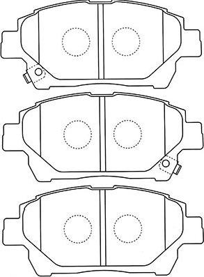 Kavo Parts BP-9120 - Тормозные колодки, дисковые, комплект autosila-amz.com