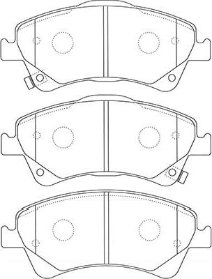 Kavo Parts BP-9128 - Тормозные колодки, дисковые, комплект autosila-amz.com