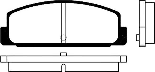 Kavo Parts BP-4534 - Тормозные колодки, дисковые, комплект autosila-amz.com