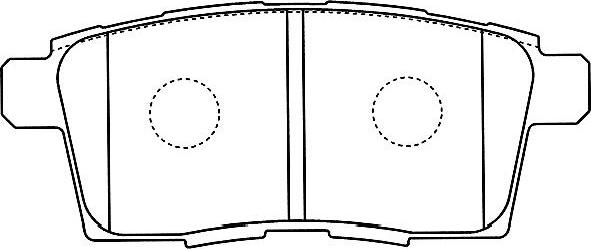 Kavo Parts BP-4574 - Тормозные колодки, дисковые, комплект autosila-amz.com