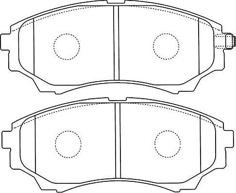 Kavo Parts BP-4570 - Тормозные колодки, дисковые, комплект autosila-amz.com