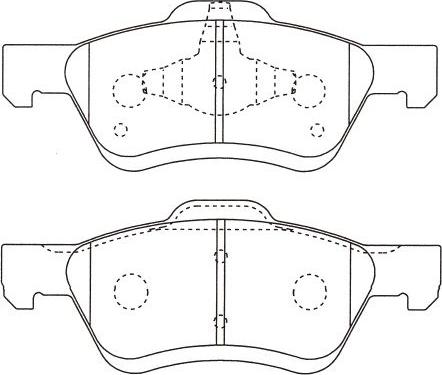 Kavo Parts BP-4577 - Тормозные колодки, дисковые, комплект autosila-amz.com