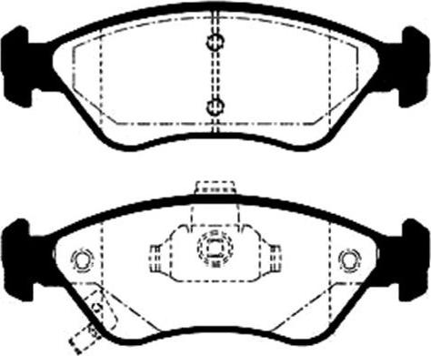 Kavo Parts BP-4002 - Тормозные колодки, дисковые, комплект autosila-amz.com