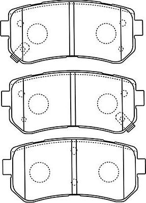 Kavo Parts BP-4018 - Тормозные колодки, дисковые, комплект autosila-amz.com