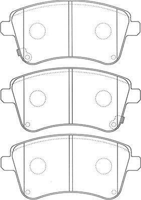 Kavo Parts BP-4025 - Тормозные колодки, дисковые, комплект autosila-amz.com