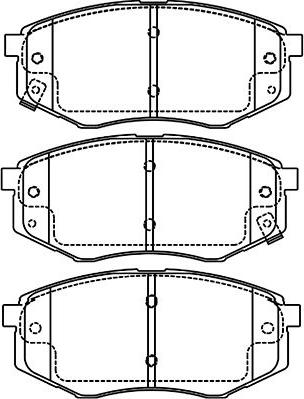 Kavo Parts BP-4027 - Тормозные колодки, дисковые, комплект autosila-amz.com