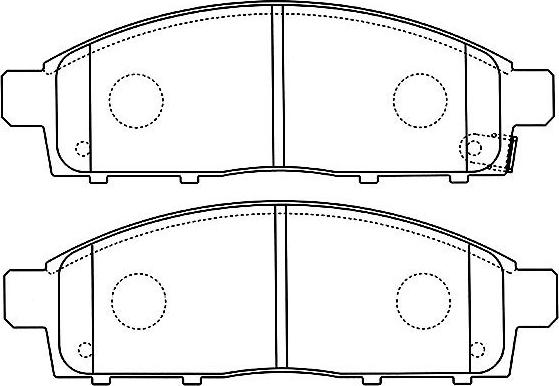 Kavo Parts BP-5552 - Тормозные колодки, дисковые, комплект autosila-amz.com