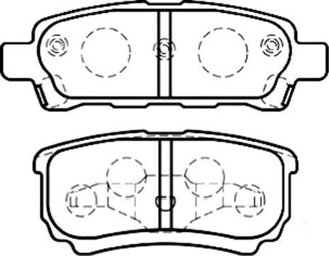 Kavo Parts BP-5538 - Тормозные колодки, дисковые, комплект autosila-amz.com