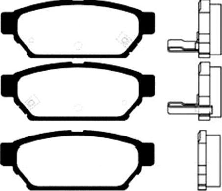 Kawe 81090 - Тормозные колодки, дисковые, комплект autosila-amz.com