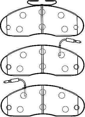 Kavo Parts BP-6598 - Тормозные колодки, дисковые, комплект autosila-amz.com