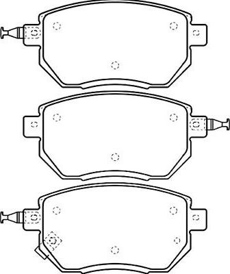 Kavo Parts BP-6593 - Тормозные колодки, дисковые, комплект autosila-amz.com