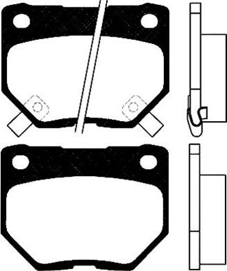 Kavo Parts BP-6548 - Тормозные колодки, дисковые, комплект autosila-amz.com