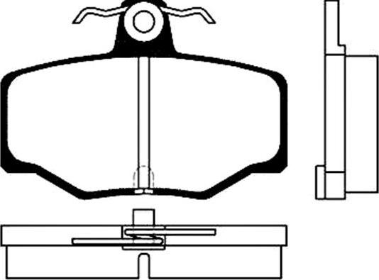 Kavo Parts BP-6547 - Тормозные колодки, дисковые, комплект autosila-amz.com