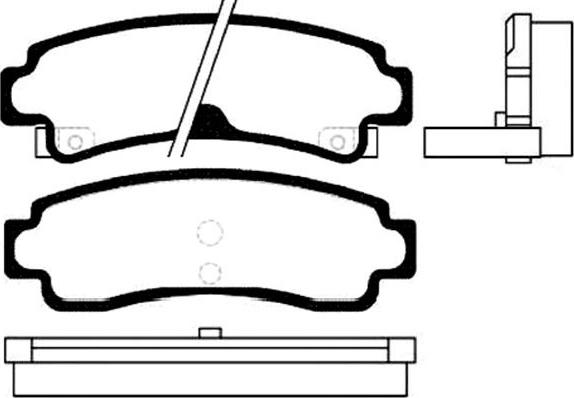 Kavo Parts BP-6550 - Тормозные колодки, дисковые, комплект autosila-amz.com