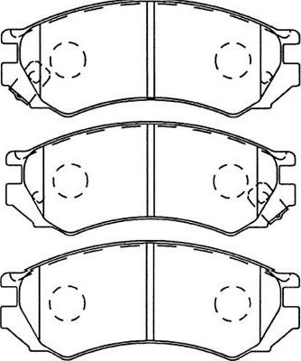 Kavo Parts BP-6564 - Тормозные колодки, дисковые, комплект autosila-amz.com