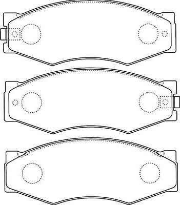 Kavo Parts BP-6506 - Тормозные колодки, дисковые, комплект autosila-amz.com