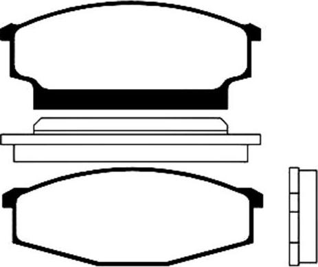 Kavo Parts BP-6512 - Тормозные колодки, дисковые, комплект autosila-amz.com