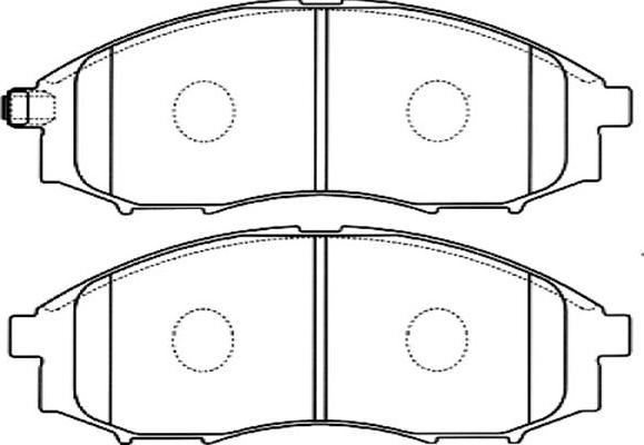 Kavo Parts BP-6581 - Тормозные колодки, дисковые, комплект autosila-amz.com