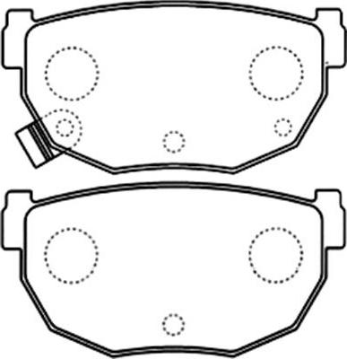 Kavo Parts BP-6588 - Тормозные колодки, дисковые, комплект autosila-amz.com