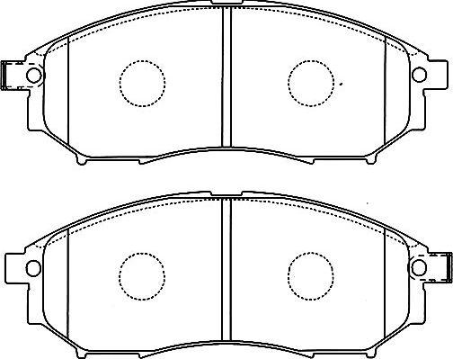 Kavo Parts BP-6583 - Тормозные колодки, дисковые, комплект autosila-amz.com