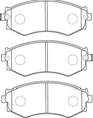 Kavo Parts BP-6604 - Тормозные колодки, дисковые, комплект autosila-amz.com