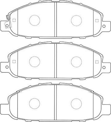 Kavo Parts BP-6611 - Тормозные колодки, дисковые, комплект autosila-amz.com