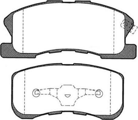 Kavo Parts BP-1510 - Тормозные колодки, дисковые, комплект autosila-amz.com