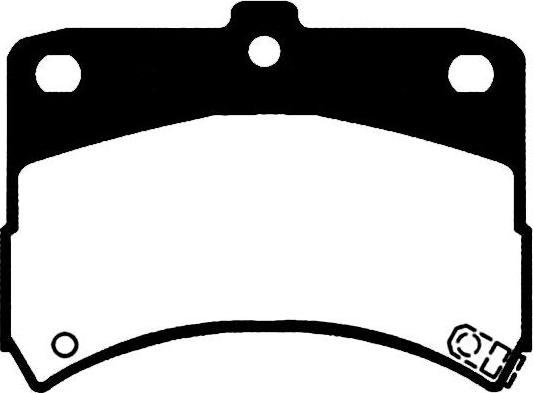 Kavo Parts BP-1513 - Тормозные колодки, дисковые, комплект autosila-amz.com