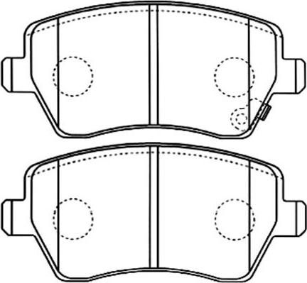 Kavo Parts BP-8526 - Тормозные колодки, дисковые, комплект autosila-amz.com