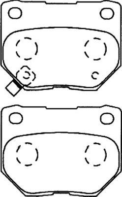 Kavo Parts BP-8015 - Тормозные колодки, дисковые, комплект autosila-amz.com