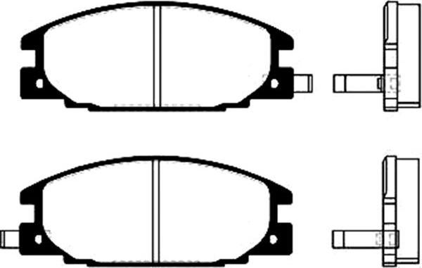 Kavo Parts BP-3500 - Тормозные колодки, дисковые, комплект autosila-amz.com