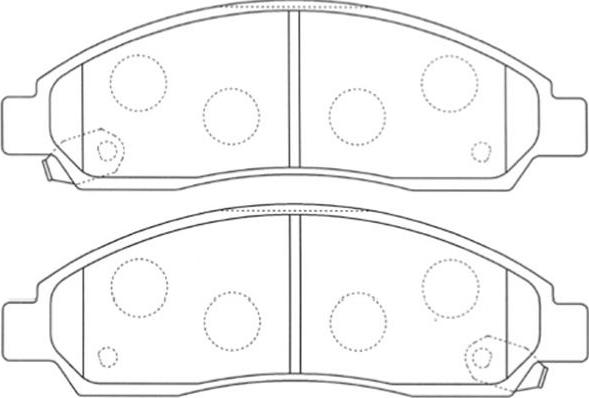 Kavo Parts BP-3515 - Тормозные колодки, дисковые, комплект autosila-amz.com