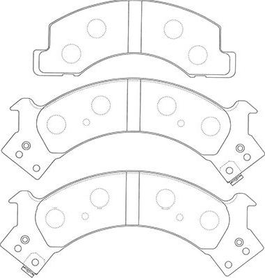 Kavo Parts BP-3518 - Тормозные колодки, дисковые, комплект autosila-amz.com