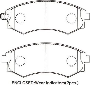 Kavo Parts BP-3041 - Тормозные колодки, дисковые, комплект autosila-amz.com