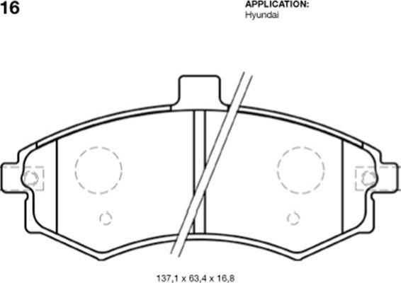 Kavo Parts BP-3016 - Тормозные колодки, дисковые, комплект autosila-amz.com